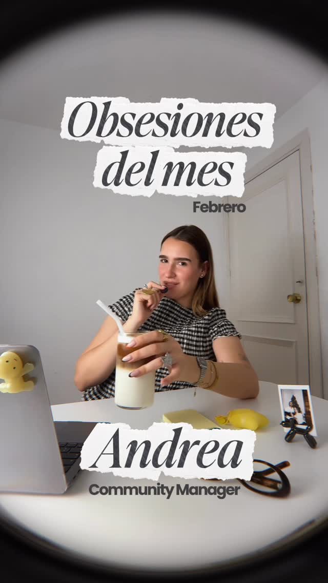 Reel de @brandcrops del formato recurrente Obsesiones del mes