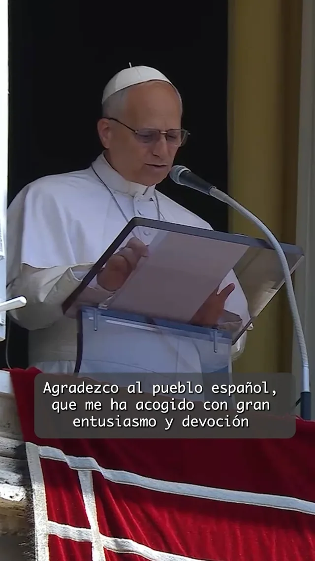 León XIV agradece al pueblo español durante su visita a Madrid