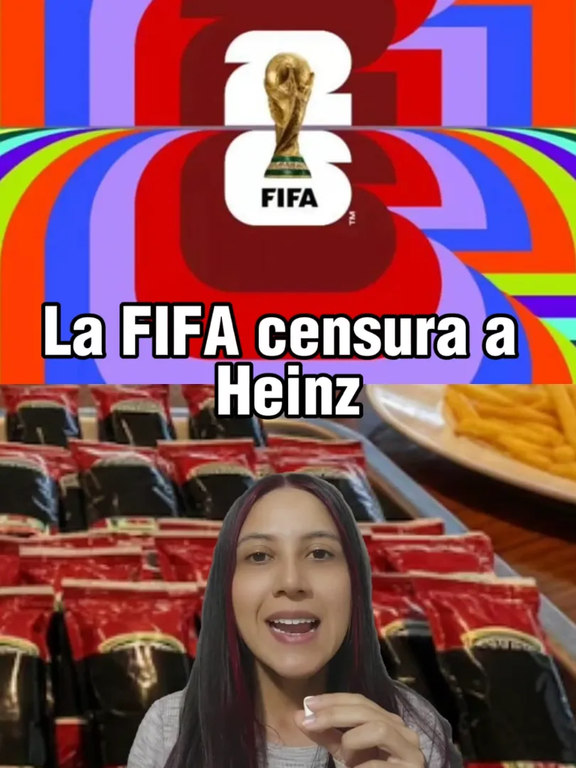 Vídeo en TikTok que explica cómo Heinz convirtió la censura de la FIFA en marketing