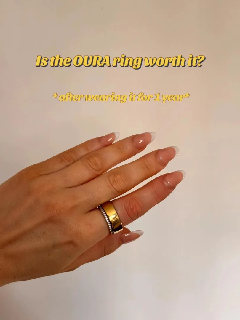 TikTok de @thebeautyspot__ enseñando su anillo Oura con orgullo