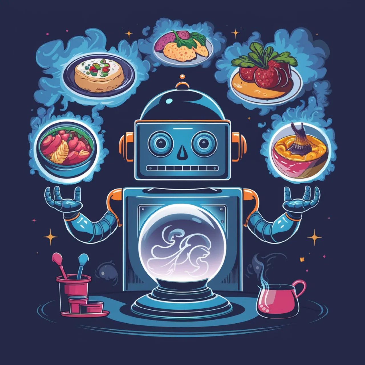 Robot prediciendo el futuro del consumo