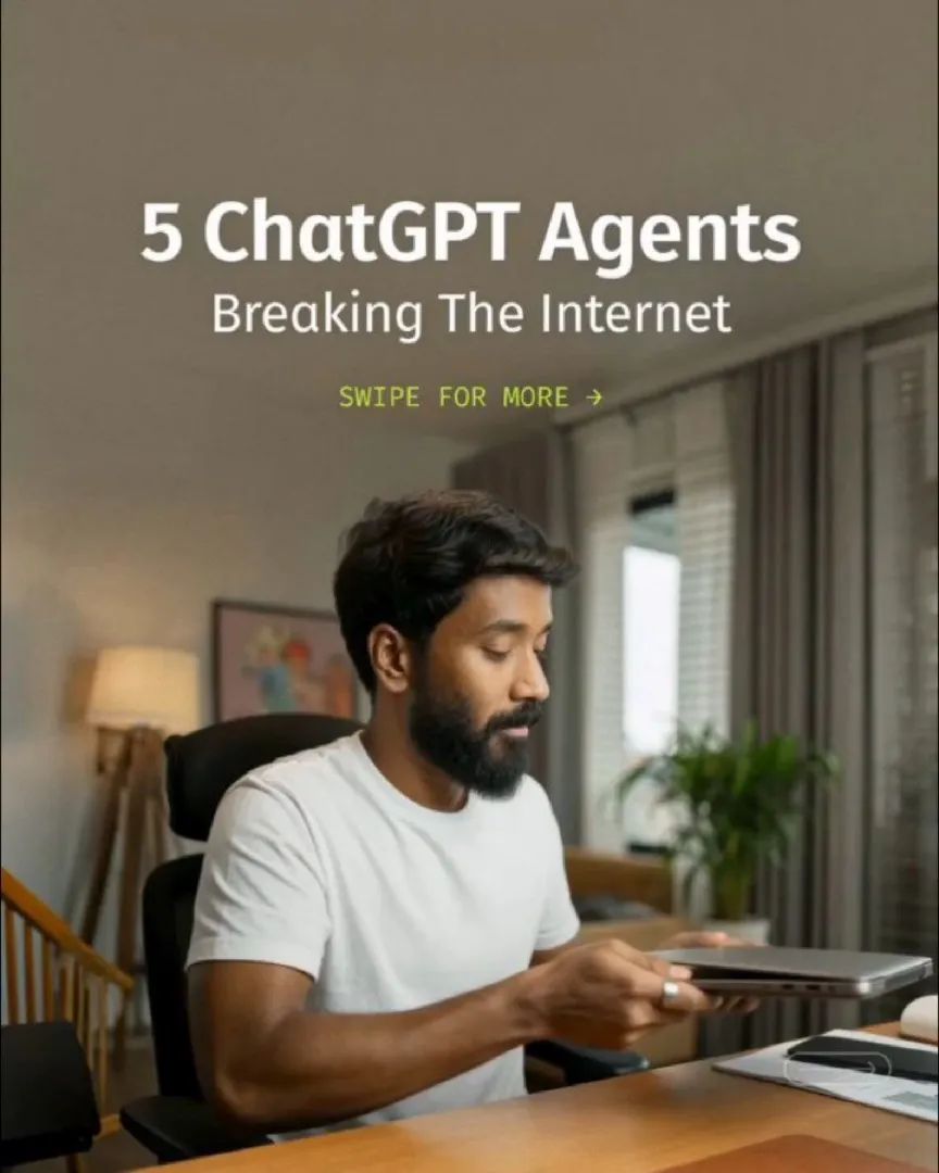 Post de Instagram de @vaibhavsisinty sobre agentes que ejecutan trabajo sin supervisión