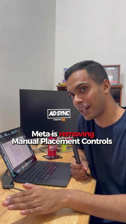 Vídeo de TikTok de un gestor de campañas explicando la retirada de los controles de ubicación en Meta Ads