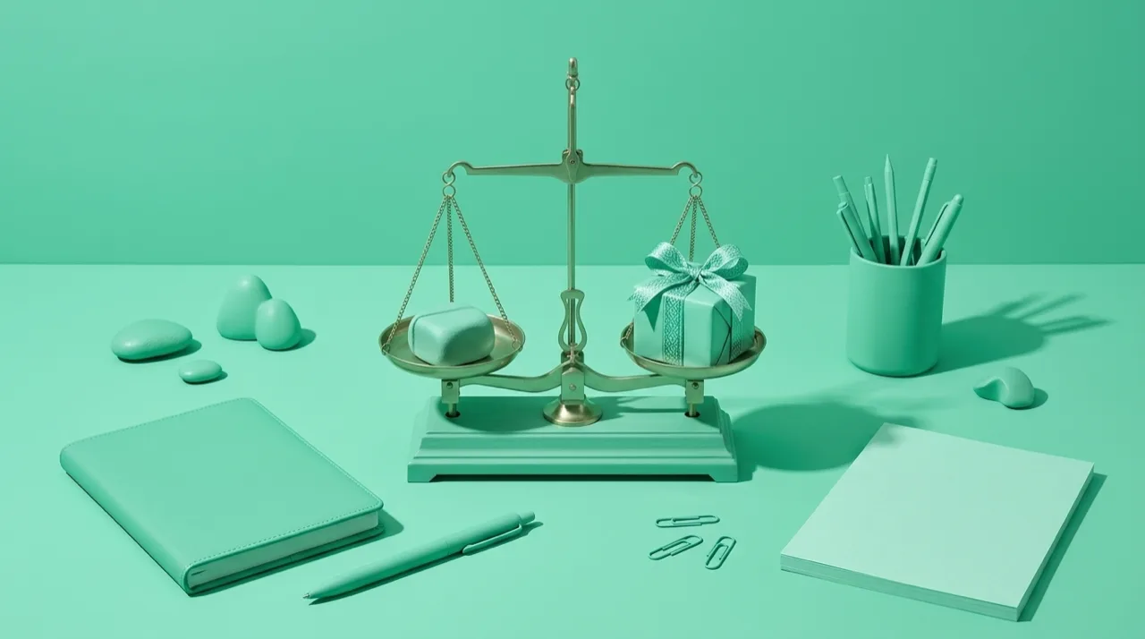 Ilustración de una cafetería de especialidad cálida y acogedora con croissants recién horneados, metáfora del equilibrio entre lo que el cliente quiere y lo que necesita en una propuesta de valor