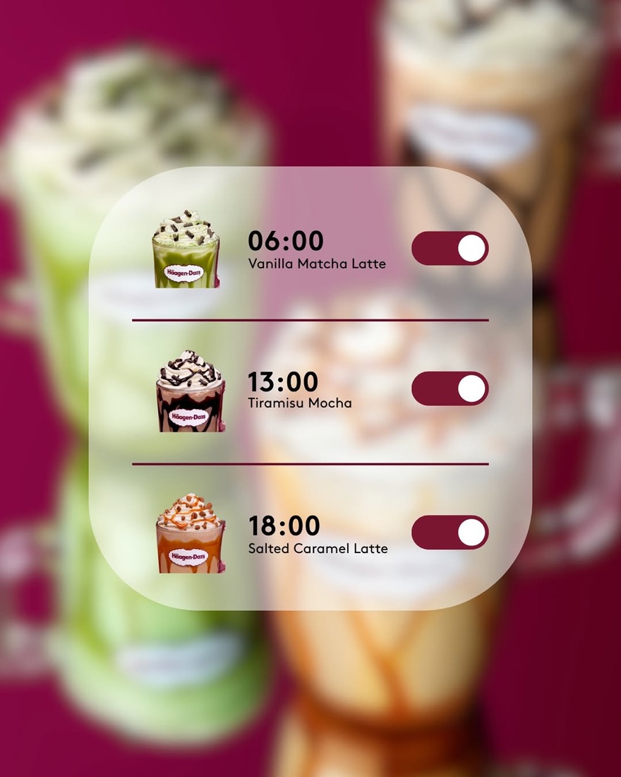 Häagen-Dazs content photography created by Brandcrops