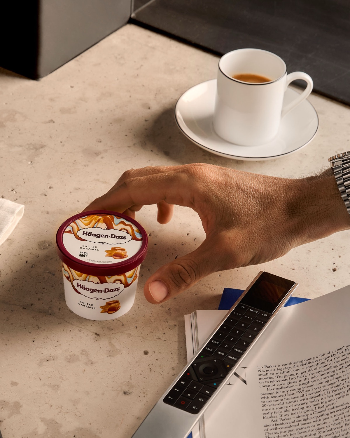 Häagen-Dazs content photography created by Brandcrops