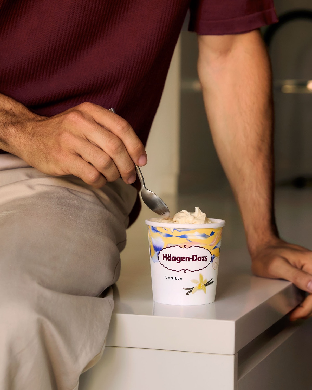 Häagen-Dazs content photography created by Brandcrops