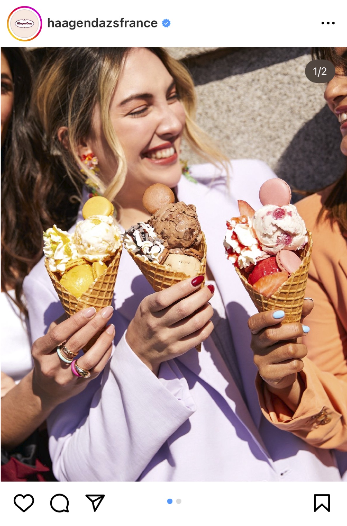 Häagen-Dazs identity in use