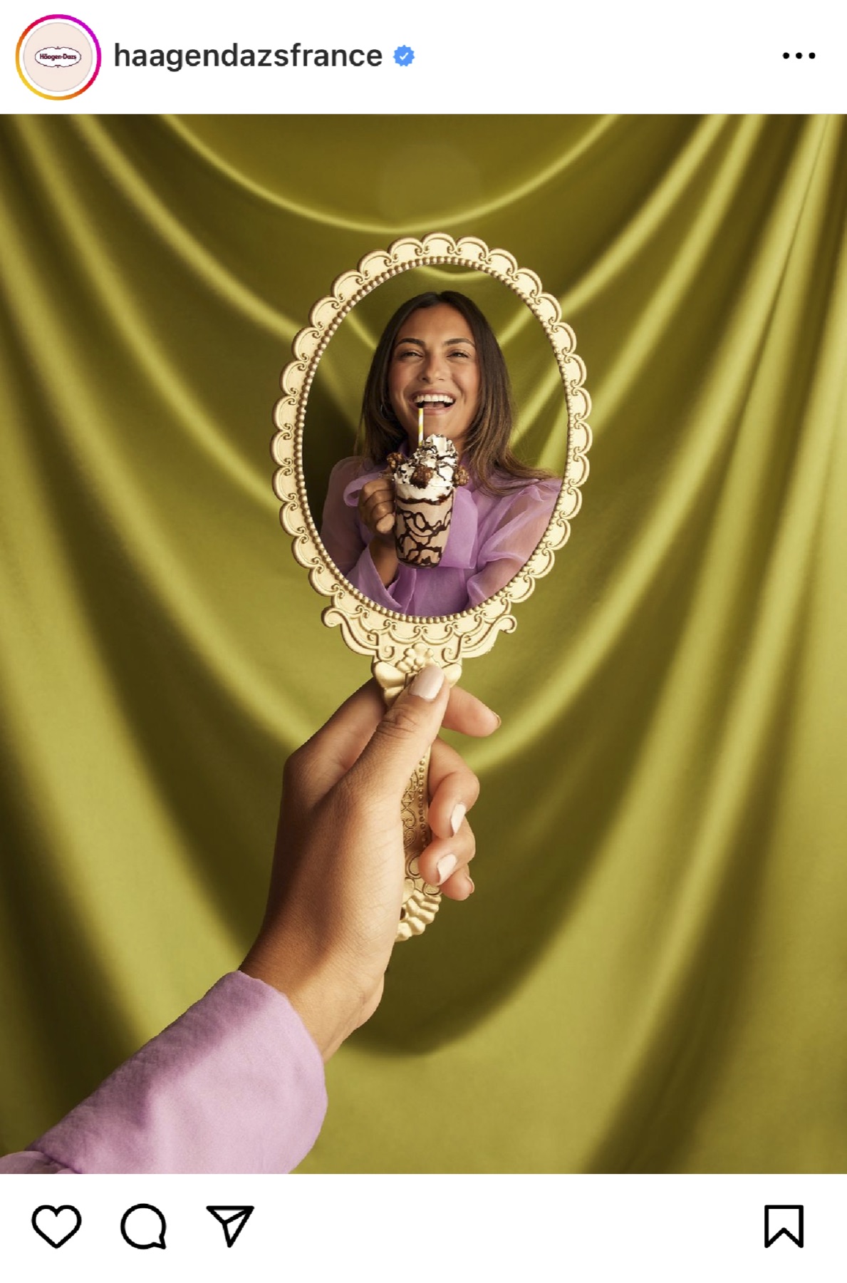 Häagen-Dazs brand identity by Brandcrops