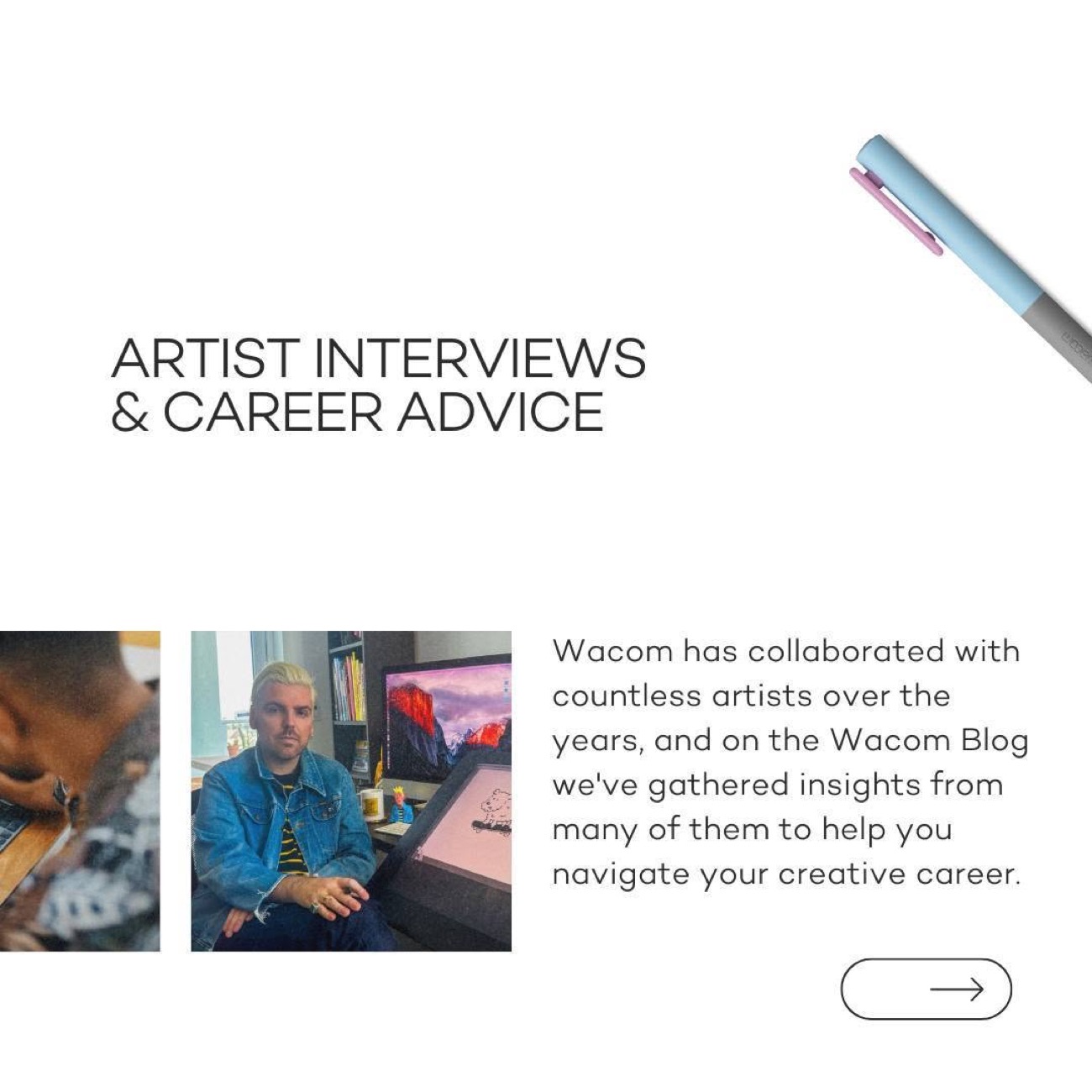 Wacom content photography created by Brandcrops
