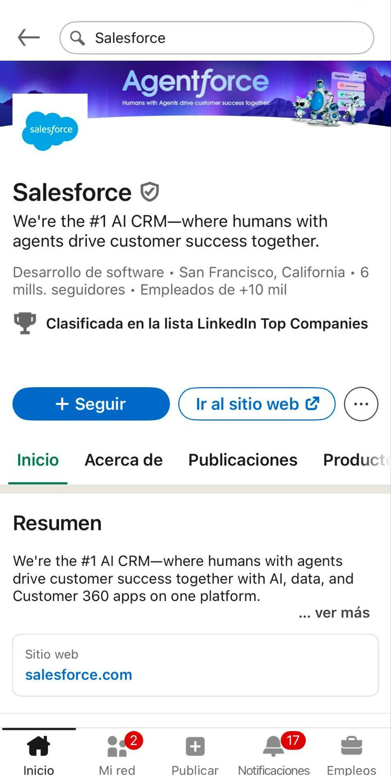 Caso de Brandcrops para Salesforce Iberia