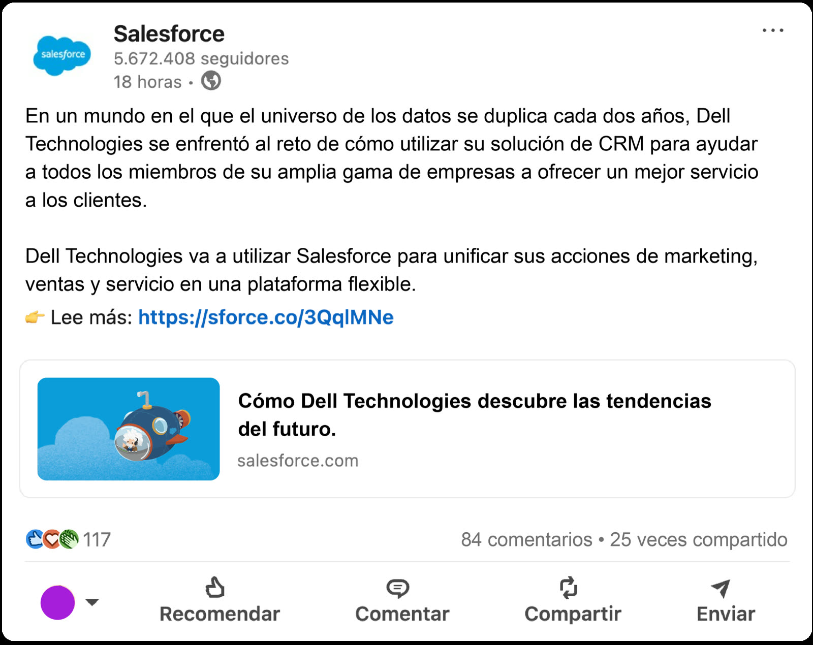Fotografía de contenido de Salesforce Iberia creada por Brandcrops